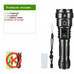 Suure v&otilde;imsusega taskulamp 800 W LED taskulamp 1000000LM taaslaetav lamp kohtvalgusti v&otilde;imas laterna k&auml;silamp matkalamp A-Only flashlight