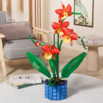 500 tk Lilleseeria Phalaenopsis kimp t&uuml;drukutele kokkupandud ehitusklotsid M&auml;nguasi kingitus lastele ilma karbita