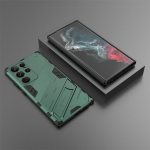 Samsung Galaxy S23 Ultra 5G &uuml;mbrise jaoks Vastupidav armor p&otilde;rutuskindel telefoni&uuml;mbris Samsung S23 + Plus S 23 Ultra autohoidiku tagakaas For Galaxy S23 Ultra roheline