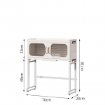 Valamu kohale paigaldatav n&otilde;udekuivatusrest N&otilde;udekuivatusrest Valamu kohale paigaldatav n&otilde;udepesurest Korralikuks k&ouml;&ouml;givalamuks Riiul Ruumi s&auml;&auml;stev n&otilde;udepesurest kaanega n&otilde;ude jaoks L valge