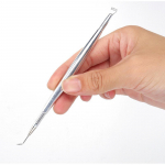 Roostevabast terasest ripsmet&otilde;stekomplekti aplikaator ripsmete p&uuml;siv pulk koos ripsmekammiga