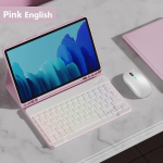 Tahvelarvuti &uuml;mbris Samsung Galaxy Tab S9 FE S7 S8 S9 A9 Plus 11-tollise S6 Lite 10.4 S9 S8 S7 FE Plus 12,4-tollise taustvalgustusega klaviatuuri kate Tab A9 plus 11inch