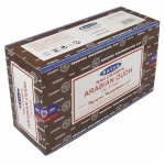 Satya Nag Champa Arabian Oudh viirukipulgad Agarbatti 180 grammi karp | 12 pakki 15 grammi karbis | Ekspordi kvaliteet pruun