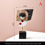 Kodukaunistused Aksessuaarid Nordic Resin Crafts Abstract Art Ornament A