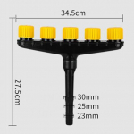 1 tk P&otilde;llumajanduse pihusti d&uuml;&uuml;sid Koduaed muru veevihmutid talu k&ouml;&ouml;giviljade kastmispihusti reguleeritav d&uuml;&uuml;si t&ouml;&ouml;riist