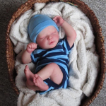 46cm Armas Magav Reborn Nukk Darren Pehme Keha Emulatsiooninukk Peen 3D V&auml;rvitud Nahk N&auml;htavad Veenid Taass&uuml;nd Beebinukud Lastele cloth body