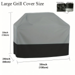 BBQ BBQ grilli kate Tolmu- ja veekindel s&ouml;egrilli kate V&auml;listingimustes kasutatav vihmakindel grilli kate 100x60x150cm