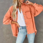 Naiste vabaaja kulunud aukudega tutt Lahtine massiivne teksajakk XL