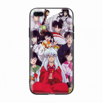 Must &uuml;mbris Xiaomi Redmi 13C Note 9 iPhone XR 7 8 14 15 11 12 13 X XS Pro Max Samsung A25 S23 S24 FE Ultra Plus InuYasha jaoks Samsung J7 Prime kuristik