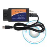 Toetab enamikku OBDII protokolle, obd2 skannerit, PIC18F25K80 kiipi, ELM327 USB v1.5 l&uuml;litiga auto diagnostikakaablit, FORscan HS-CAN ja MS-CAN must