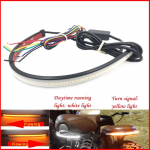 2 in 1 30 cm painduv universaalne mootorratta tuleriba saba suunatule saba tagumine piduripeatus pirn piduritule kahev&auml;rviline 30cm 2 in 1