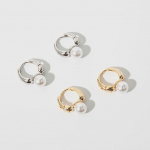 Lihtsad p&auml;rlk&otilde;rvar&otilde;ngad 925 Sterling H&otilde;bedane Kuld h&otilde;bedane &Otilde;nnek&otilde;rvar&otilde;ngad Peened Ehted T&uuml;drukule kuld