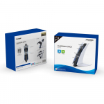 T&auml;iustatud PS5 kontrolleri laadimisjaam, Dual Sense laadimisjaam juhtmevaba PS5 laadija jaoks, kiire PS5 laadimisdokk Package:21*16.8*8.7cm valge