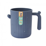 Hambaharja tass Vastupidav suure mahutavusega keskkonnas&otilde;bralik paksendatud veega tass laste harjamiseks Creative pesutass 500ML roosa