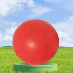 Giant Balloon Huge 200G 8 ft Professional Weather for Meteorological Investigation punane