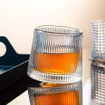 6 tk Rulluv Viski Klaas Viski Klaasid Stiilsed Klaasn&otilde;ud &Scaron;oti Burbooni Viski Kokteili Konjaki Viina Džinni Tequila Lik&ouml;&ouml;ri Kodu Dekoratsioon Kodu K&ouml;&ouml;k 6 Pcs