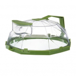 Youshengi mikrolaineahju toidukaas k&auml;epidemega veehoidla kasti kuumakindel pritsmekindel l&auml;bipaistev ahjun&otilde;ude kaas pritsmekaitse k&ouml;&ouml;gividinad