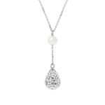 LOVA LOLA VAN DER KEEN - Kaelakee - Prestiižid ehted - Ehtne magevee kultiveeritud p&auml;rl - 925 Sterling h&otilde;be - Ehted