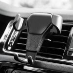 T&eacute;l&eacute;phone portable Supports Blanc- Gravit&eacute; r&eacute;action support voiture Clip type ventilation monut GPS voiture support iPhone 8 7 6 s