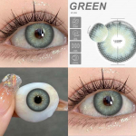 EYESHARE Colored Contact Lenses Blue Fashion Eyeglass Lenses Dark Brown Natural Beauty Lenses Coffee Lenses Green Lenses 1 Pair