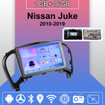 Android Carplay autoraadio Nissan Juke 2010-2019 multimeediumipleieri peakomplekti stereo-GPS-i navigatsioonis&uuml;steemile BT WIFI 2+32GB 1+16GB,B