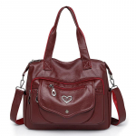 Kandekott Commuter naiste suure mahutavusega k&auml;ekott Pehmest nahast &otilde;lakott