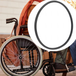 Ratastooli tagaratta t&auml;isrehv, lihtne paigaldada, varuosad, esmaklassiline vahetus 24inch