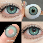 EYESHARE 2PCS Fashionable Color Contact Lenses Light Blue Contact Lenses Brown Natural Lenses Cyan Color Contact Lenses Gray White Lenses