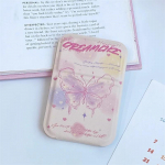 INS Aesthetic Dream Butterfly Art kokkupandav peegel Seisev t&ouml;&ouml;laua sisekujunduspeegel T&uuml;drukutele kaasaskantav minitaskuga meigipeegel 10.5x7cm