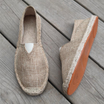 Retro Trend Hingavad L&otilde;uendkingad Suvised Linased Meeste Kalamehekingad Vabaaja &Uuml;he Pedaaliga Puuvillased ja Linased Kulumiskindlad Loaferid 36