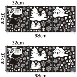 Osta j&otilde;ulude grafiti kaunistus toa klaasakna kleebised isekleepuvad PVC j&otilde;uluvana lumehelbe kleebised 2 set valge