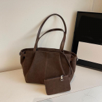 Yogodlns Seemisnahast &otilde;lakotid naistele Suure mahutavusega kandikud Kerge kaenlaaluse kott vabaaja ostuk&auml;ekott &Uuml;hev&auml;rviline reisikott 36x12x21cm