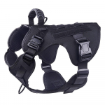 Koera rakmed No Pull Peegeldav turvavest koos k&auml;epidemega veekindel reguleeritav nailon must