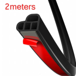 Autoukse tihendiriba kummist kahekihiline tihenduskaitse helikindel veekindel ilmastikukindel auto ukse kapoti pagasiruumi jaoks