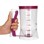 Taigna dosaator ABS 900 ml taignakreemi eraldaja k&uuml;psetust&ouml;&ouml;riist pannkookide tassikoogikoogi vahvli jaoks 1PCS