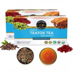 TEACURRY Cleanse Combo roheline tee (2 kuu pakend, 60 teepakki) - Aitab soolestiku tervisele, maksa puhastamisele, ainevahetusele