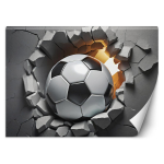 Tapeet Jalgpall 3D 100x70 hall v&auml;rv