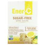 Ener-C, C-vitamiini joogisegu, suhkruvaba, sidruni-ingveri, 1000mg, 30 pakki