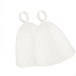 2 tk. Saunam&uuml;ts Vene auruk&uuml;bar suplemine kaitseb juukseid meestele ja naistele vann 2Pcs Gray