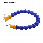 Jahutusvee pihusti Reguleeritav veetoru Lame &uuml;mmargune otsik Voolik CNC treipingi jaoks Flat Nozzle