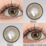 EYESHARE 2pcs Blue Natural Color Contact Lenses for Eyes Brown Lenses Colorcon Korean Lenses Yearly Beauty Brown Eye Contacts