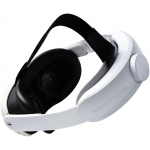 Reguleeritava VR-pearihma asendus Meta Quest 3 jaoks Mugav ja stabiilne peakate, reguleeritav tugitarvik valge