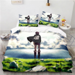 Anime Attack on Titan 3D Voodipesukomplekt &Uuml;heinimese T&auml;iskasvanu Suur Kuningas Multikas Tekikoti Komplekt Padjap&uuml;&uuml;ridega 2/3 tk Tekikatted 135x200cm