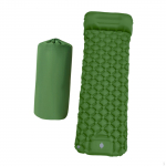 Camping Sleeping Pad Inflatable Mat Compact Comfortable Air Mattress Built in Pump