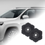 2Pcs Wiper Arm Hole Protective Covers Pads Car Accessories Premium Easy to Install Windshield