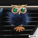 Crystal Owl Auto &otilde;huv&auml;rskendaja Diamond Villus Owl Autoparf&uuml;&uuml;m &Otilde;huventiili klamber Auto Aksessuaarid Interj&ouml;&ouml;r Naine Aroomiteraapia Ornament roosa punane v&auml;rv
