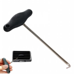 Auto armatuurlaua v&auml;ljat&otilde;mbe&otilde;hu v&auml;ljalaskekonksu eemaldamise t&ouml;&ouml;riist Terasmaterjal Multifunktsionaalne T-k&auml;epideme disainit&ouml;&ouml;riist autode eemaldamiseks United States