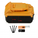 18 V 20 V aku plastikust korpusega PCB kaitseplaadi jaoks DCB200 mudeli jaoks