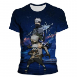 Naruto Kakashi Meeste T-s&auml;rk Joonisfilm Anime Graafiline T-s&auml;rk 2024 Uus Mood Suvine L&uuml;hikeste Varrukatega Naiste &Uuml;lisuur R&otilde;ivastus Topid S
