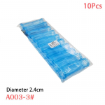 10 tk. Juuksepermi vardad 5 erinevas suuruses lokitangid, plastist k&uuml;lmalainevardad. Diameter 1.7cm